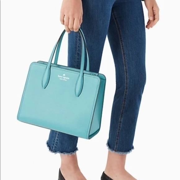 KATE SPADE Stone Blue Rowe Medium Satchel - Picture 2 of 12